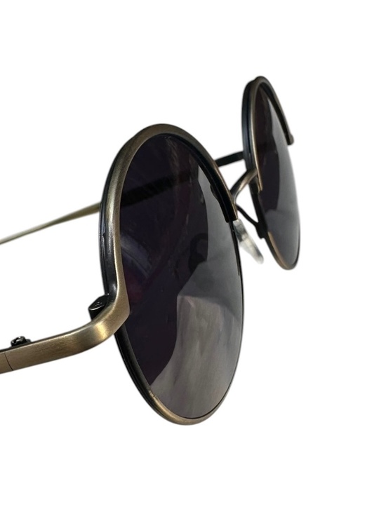 RARE Genuine Vintage MIYAKE Design Studio Round Sunglasses Bronze Dark Lenses main image 7